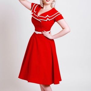 Bettie Page sailor dress